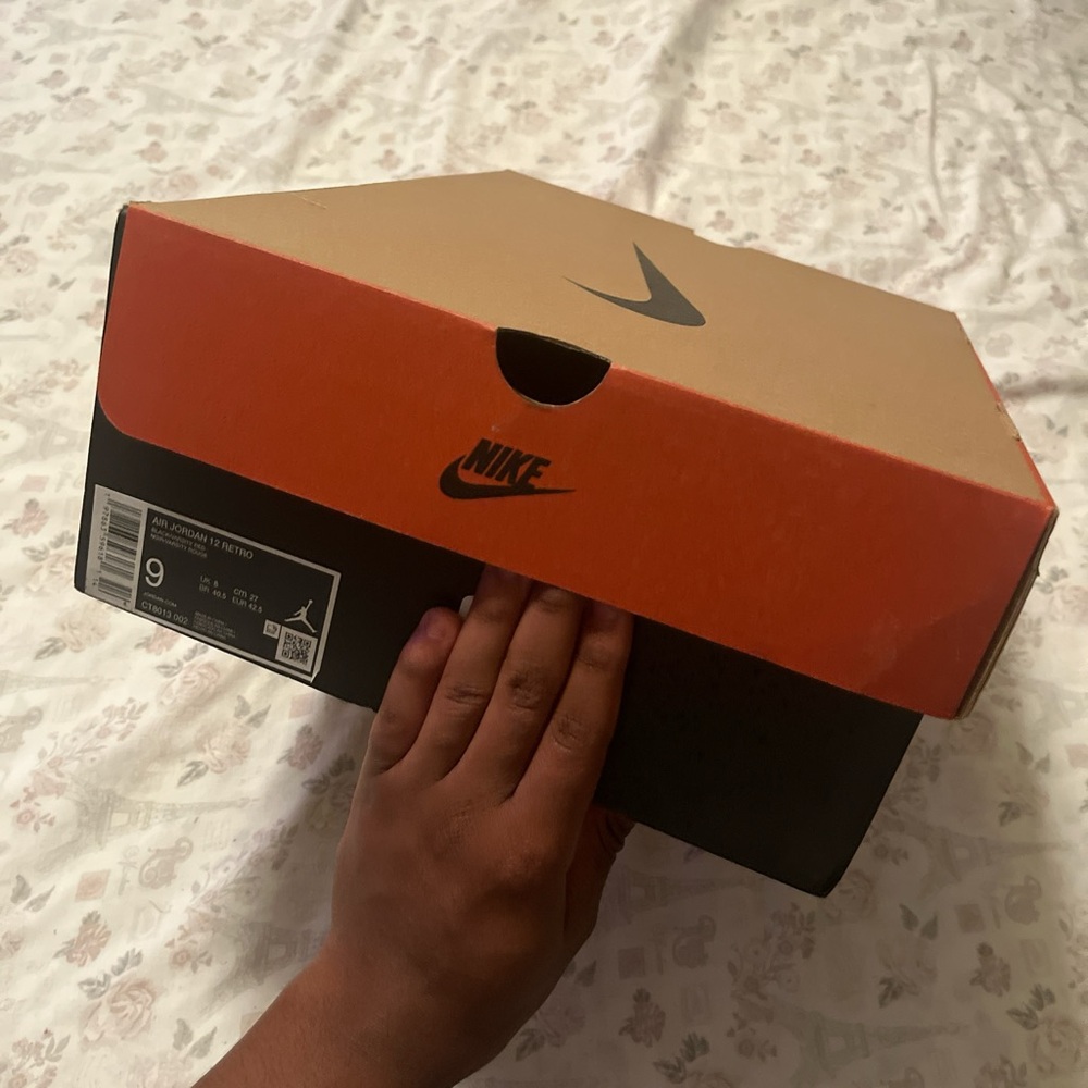 Jordan Red and Black Sneakers